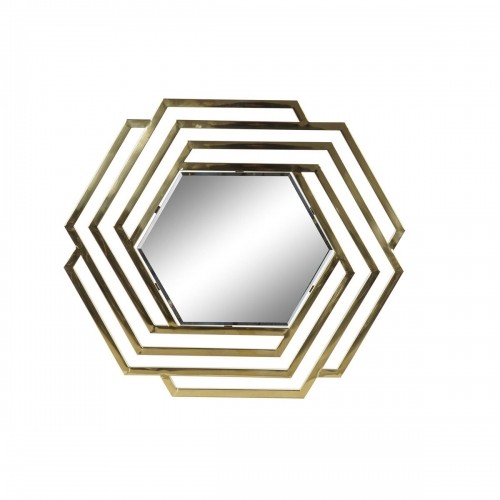 Настенное зеркало DKD Home Decor Позолоченный Нержавеющая сталь (71 x 2 x 81 cm) image 1