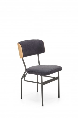 Halmar SMART-KR chair color: natural oak/black image 1