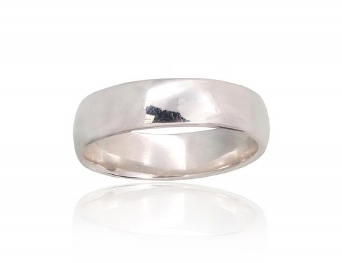 Серебряное обручальное кольцо #2101777, Серебро	925°, Размер: 17, 3.5 гр. image 1