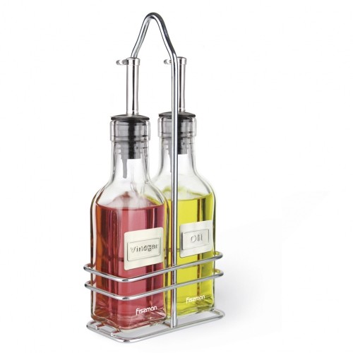 Fissman Набор бутылочек для масла и уксуса 2х150мл (стекло) image 1