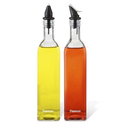 Fissman Набор бутылок для масла и уксуса 2х500мл (стекло) image 1