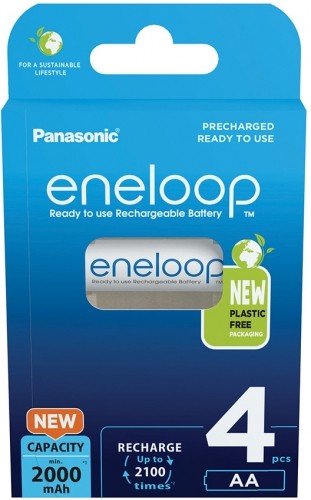 Panasonic Batteries Panasonic eneloop rechargeable battery AA 2000 4BP image 1