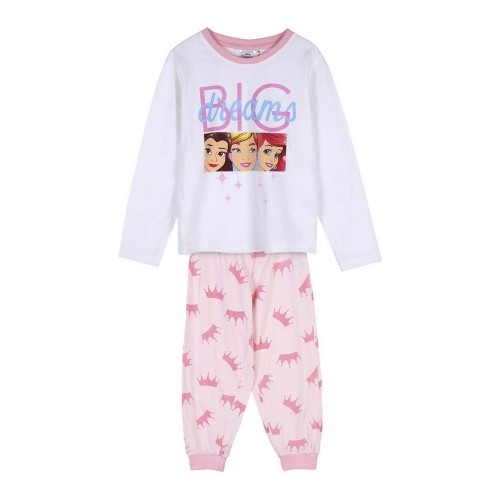 Pajama Bērnu Princesses Disney Balts image 1