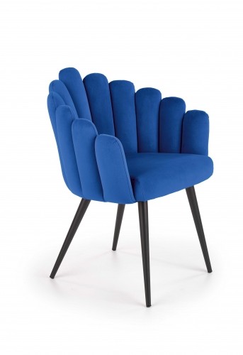 Halmar K410 chair, color: dark blue image 1