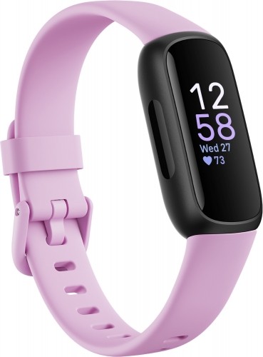 Fitbit Inspire 3, black/lilac bliss image 1