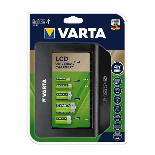 Зарядное Varta LCD Universal Charger+ 100-240 V 1600 mAh image 1
