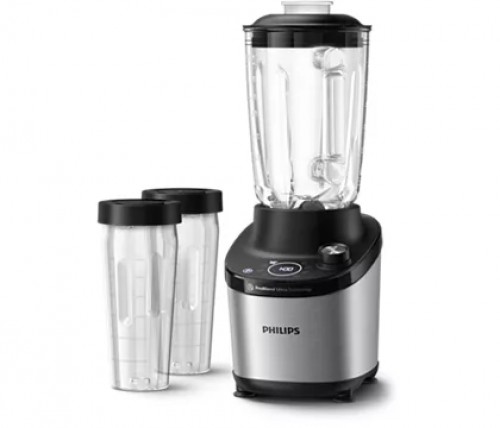 PHILIPS Daily Collection blenderis, 1500W, melns - HR3760/10 image 1