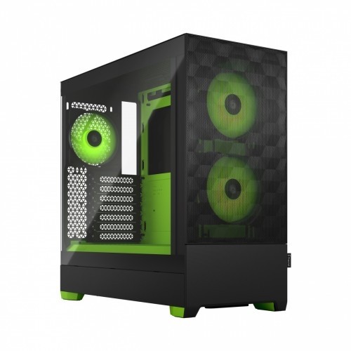 Fractal Design PC case Pop Air TG Clear Tint RGB green core image 1
