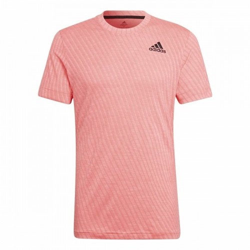 Vīriešu Krekls ar Īsām Piedurknēm Adidas Freelift Rozā image 1