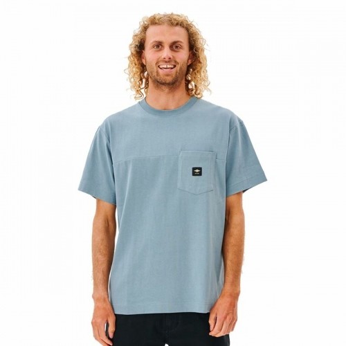 Vīriešu Krekls ar Īsām Piedurknēm Rip Curl Pocket Quality Surf  Zils image 1