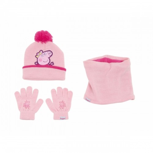 Шапка, перчатки и хомут на шею Peppa Pig Cosy corner Розовый image 1