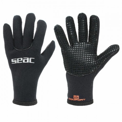 Diving gloves Seac Seac Comfort 3 MM Чёрный image 1