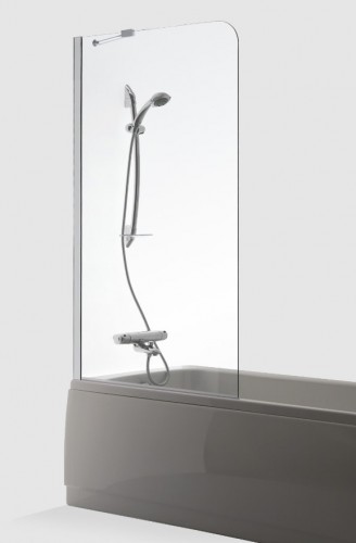 Brasta Glass Шторка для ванны MIJA 90 Матовый, secret image 1