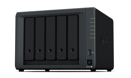 Synology Inc. NAS STORAGE TOWER 5BAY 2XM.2/NO HDD USB3 DS1522+ SYNOLOGY image 1