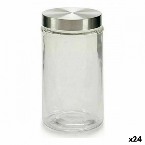 Vivalto Skārdene Stikls Sudrabains Caurspīdīgs Alumīnijs (1 L) (24 gb.) image 1