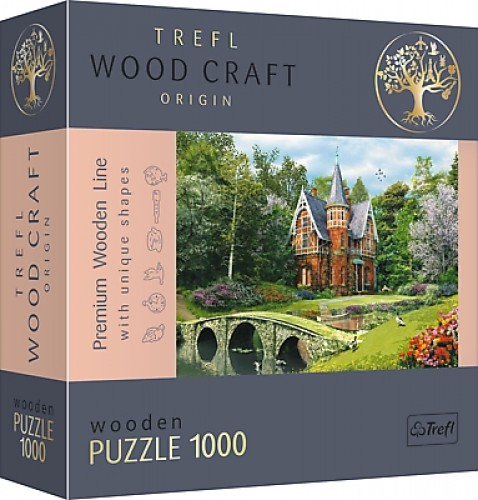 Trefl Puzzles TREFL Koka puzle - Viktorijas laikmeta māja, 1000gb image 1