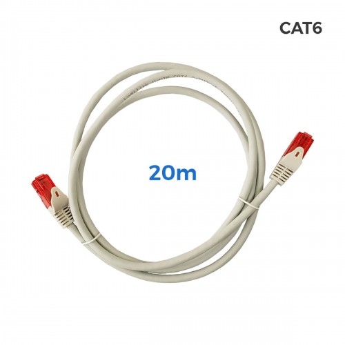 Жесткий сетевой кабель UTP кат. 6 EDM Серый image 1