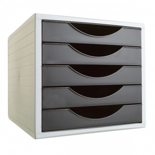 Modular Filing Cabinet Archivo 2000 ArchivoTec Serie 4000 5 atvilktnes Din A4 Melns (34 x 27 x 26 cm) image 1