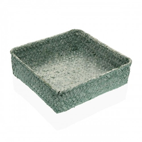 Коробка для салфеток Versa Зеленый Морские водоросли (19 x 5,5 x 19 cm) image 1