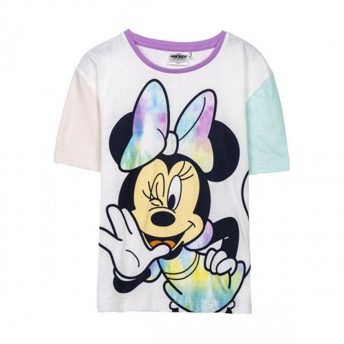 Krekls ar Īsām Piedurknēm Bērniem Minnie Mouse Daudzkrāsains image 1