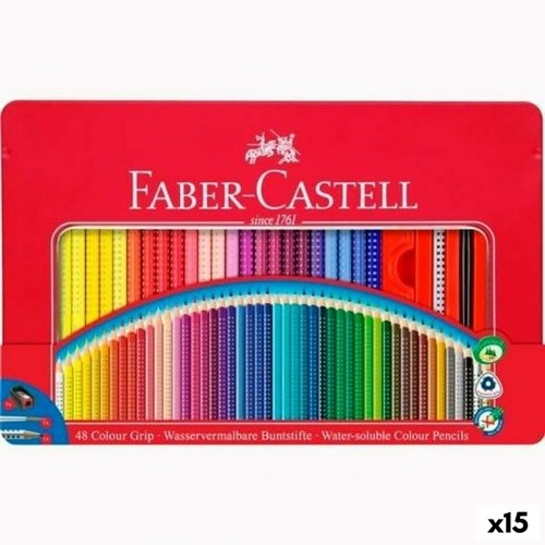 Krāsainie zīmuļi Faber-Castell Daudzkrāsains (15 gb.) image 1
