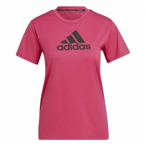 Футболка с коротким рукавом женская Adidas Designed 2 Move Logo Фуксия image 1