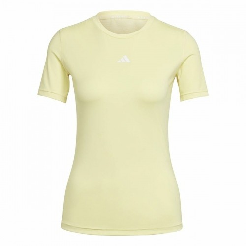 Футболка с коротким рукавом женская Adidas Techfit Training Жёлтый image 1