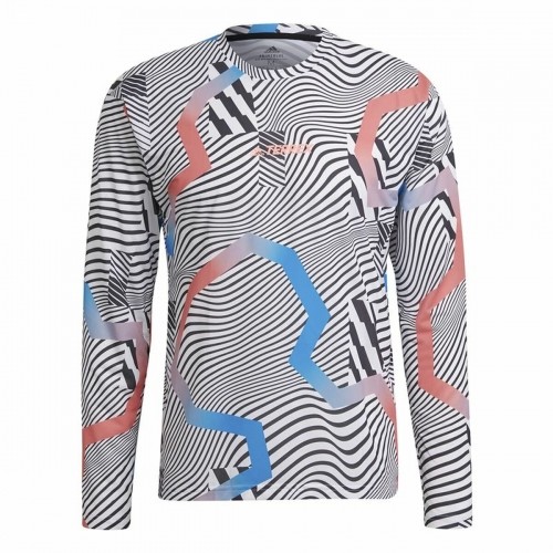 Vīriešu Krekls ar Garām Piedurknēm Adidas Terrex Primeblue Trail Balts image 1