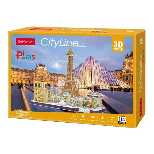CUBICFUN 3D puzle „Parīze“ image 1