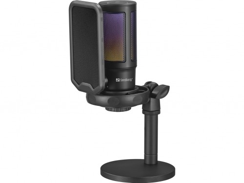 Sandberg 126-39 Streamer USB Microphone RGB image 1