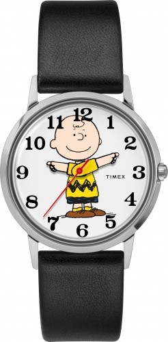 Timex x Peanuts Exclusively for Todd Snyder 34mm Часы с кожаным ремешком TW2T39600 image 1