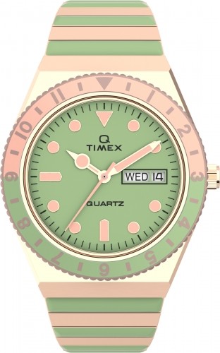 Q Timex Malibu 36mm Часы с ремешком расширения из нержавеющей стали TW2V38700 image 1