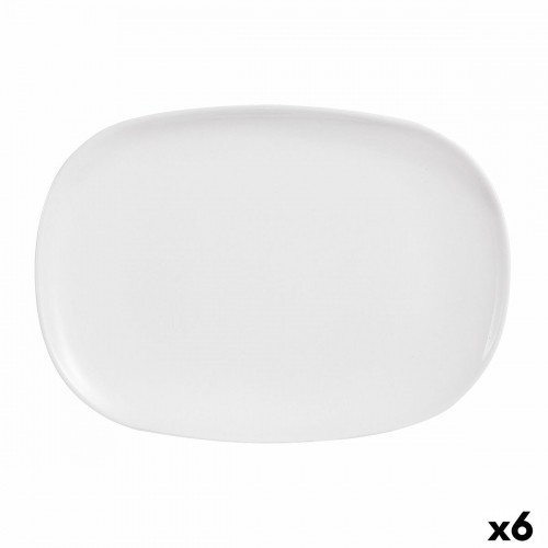 Pasniegšanas Plate Luminarc Sweet Line Taisnstūra Balts Stikls 35 x 24 cm (6 gb.) image 1