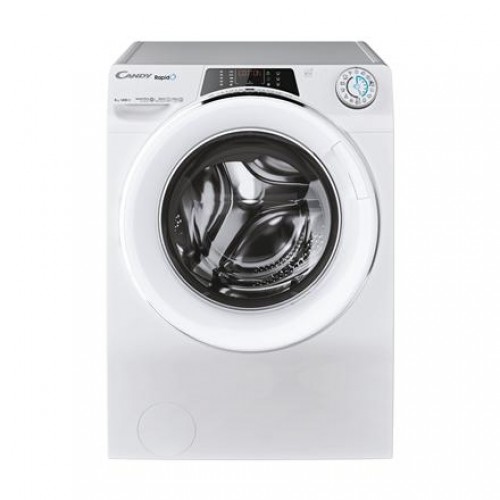 Candy Washing Machine RO 1486DWMCT/1-S Energy efficiency class A, Front loading, Washing capacity 8 kg, 1400 RPM, Depth 53 cm, Width 60 cm, Display, TFT, Steam function, Wi-Fi, White image 1