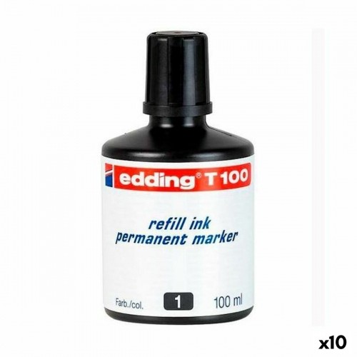 Uzpildīšanas tinte Edding T100 Permanents 100 ml (10 gb.) image 1
