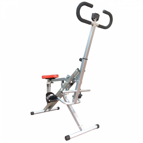 I-Kracht Total Fitness Crunch with Digital Monitor Silver image 1
