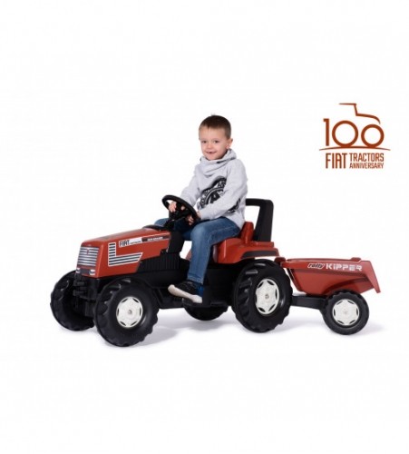 Rolly Toys Traktors ar pedāļiem ar piekabi rollyFarmtrac Fiat Centenario (3 - 8 gadiem) 601318 image 1