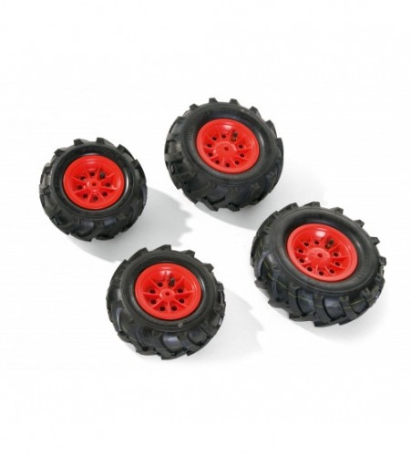 Rolly Toys Riteņi ar gumijas piepūšamam riepam traktoriem rollyTrac Air Tyres 4 gab. 409853 Vācija image 1