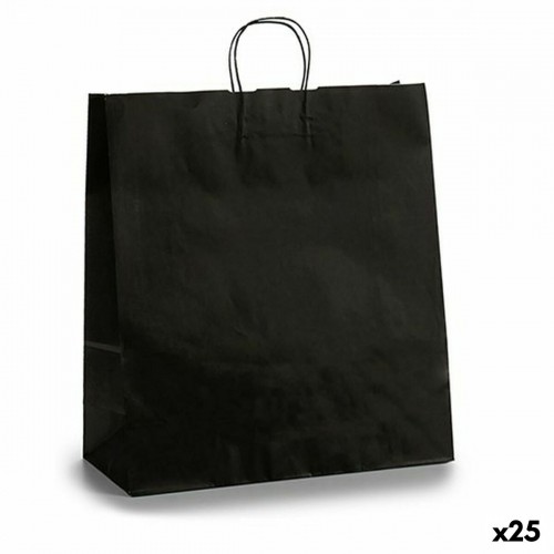 Pincello Бумажный пакет Чёрный 16 x 57,5 x 46 cm (25 штук) image 1