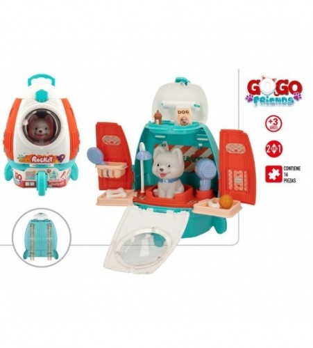 Color Baby Салон для груминга собак + рюкзак с аксессуарами 3+ CB49704 image 1