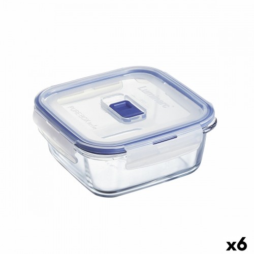Герметичная коробочка для завтрака Luminarc Pure Box Active 760 ml Двухцветный Cтекло (6 штук) image 1