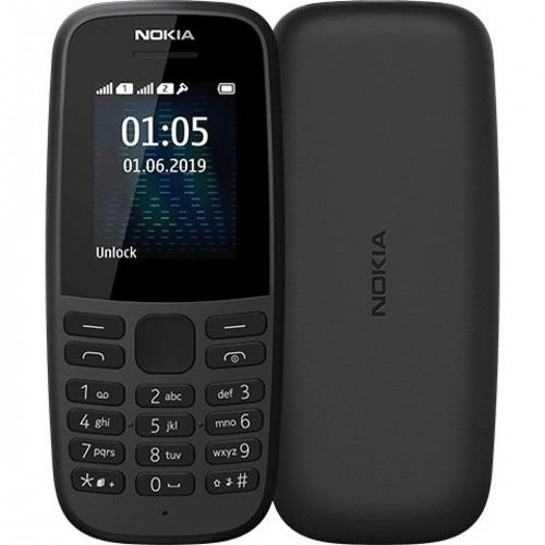 Nokia 105 SS Black (EN,HU,RU,DE,RU,BG,PL) EU image 1