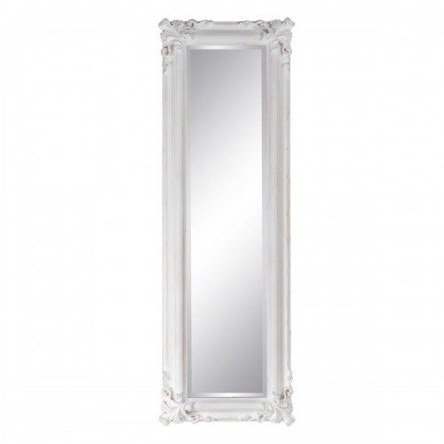 Bigbuy Home Зеркало 46 x 6 x 147 cm Стеклянный Деревянный Белый image 1
