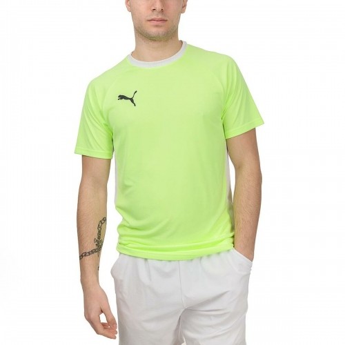 Vīriešu Krekls ar Īsām Piedurknēm TEAM LIGA  Puma  931832 01  Tenisa Dzeltens image 1