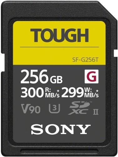 Sony memory card SDXC 256GB G Tough UHS-II C10 V90 image 1