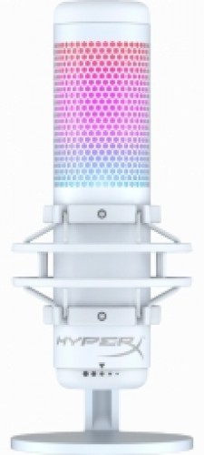 Mikrofons HyperX QuadCast S - USB Microphone White-Grey - RGB Lighting image 1