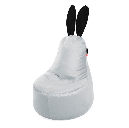 Qubo™ Mommy Rabbit Black Ears Lune VELVET FIT sēžammaiss (pufs) image 1