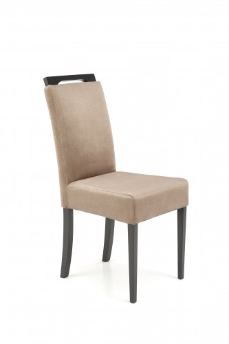 Halmar CLARION 2 chair, black / Monolith 09 (beige) image 1