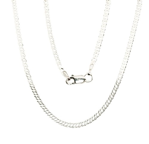 Серебряная цепочка Ромб 2 мм, алмазная обработка граней #2400079, Серебро 925°, длина: 55 см, 4.1 гр. image 1