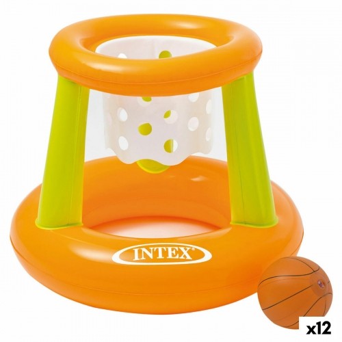 Piepūšams Spēle Intex Basketbola Grozs 67 x 55 x 67 cm (12 gb.) image 1